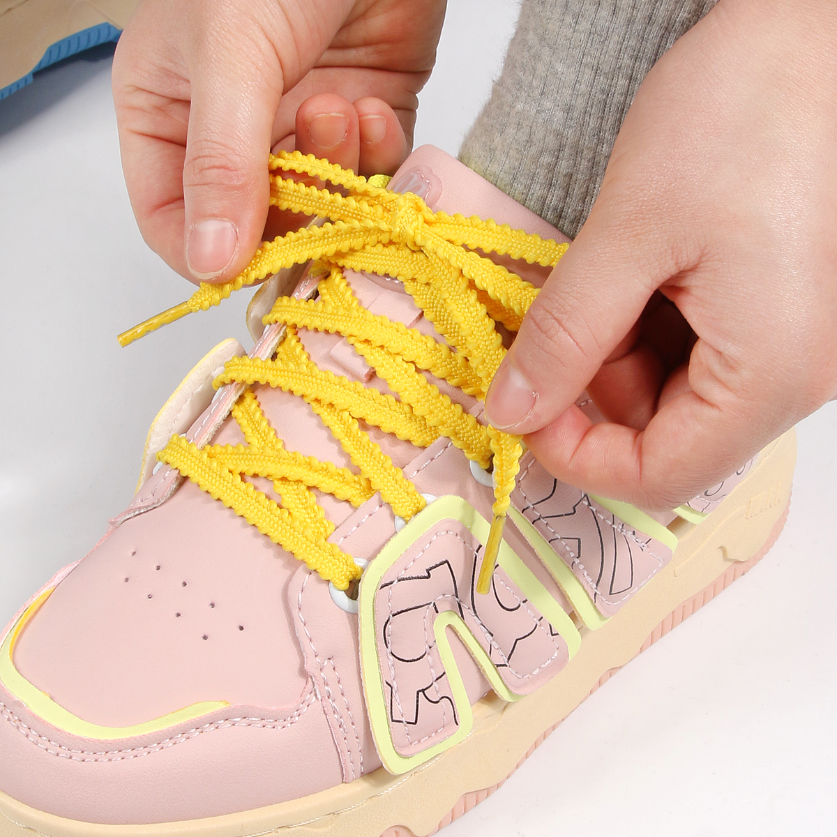 New Casual Sneakers tennis Flat Shoelaces Fashion Rope Shoelace for Shoes ‌‌Solid Color Flat Woven Laces Shoes Accessories