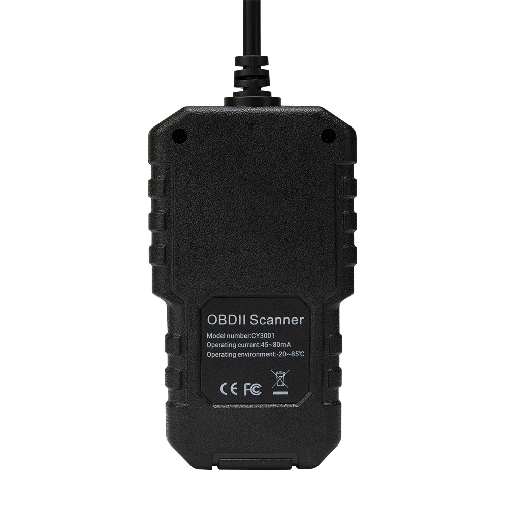 Instrumento de diagnóstico de fallas de coche, herramientas de escaneo de diagnóstico de códigos de fallas claros Obd2, versión Universal, 1 unidad