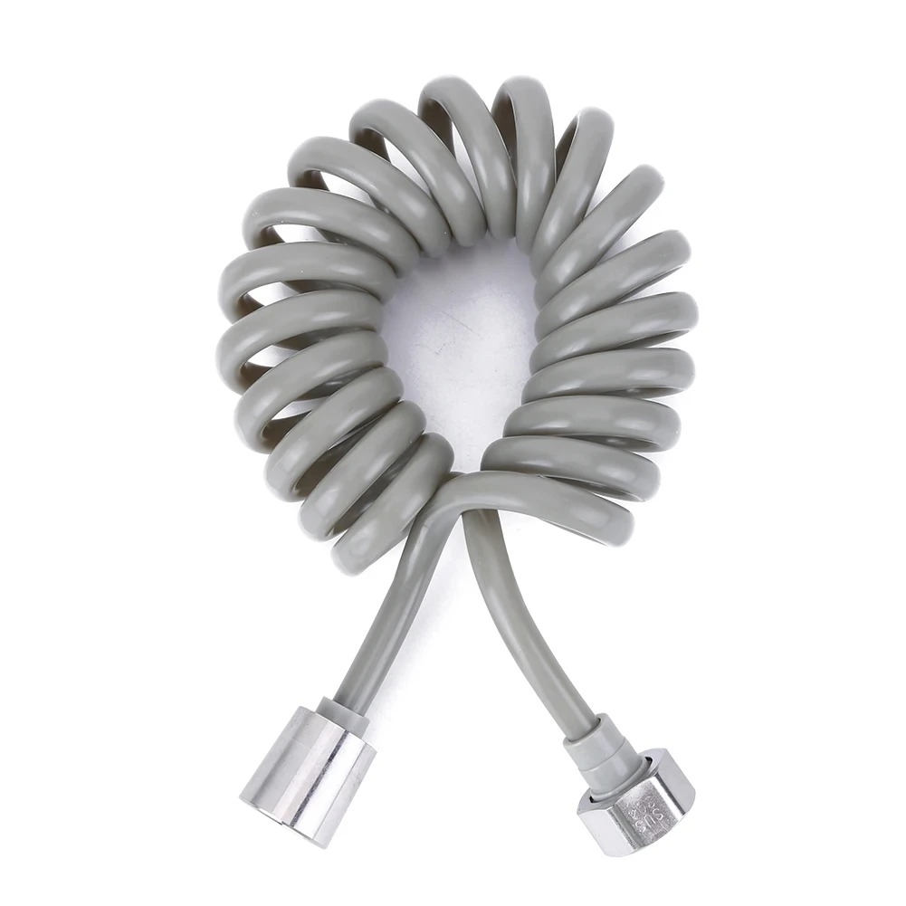 Pulverizador de bidê de água de plástico, flexível, cabeça de chuveiro, tubo de mangueira, linha de telefone, mangueiras macias, acessórios de banheiro