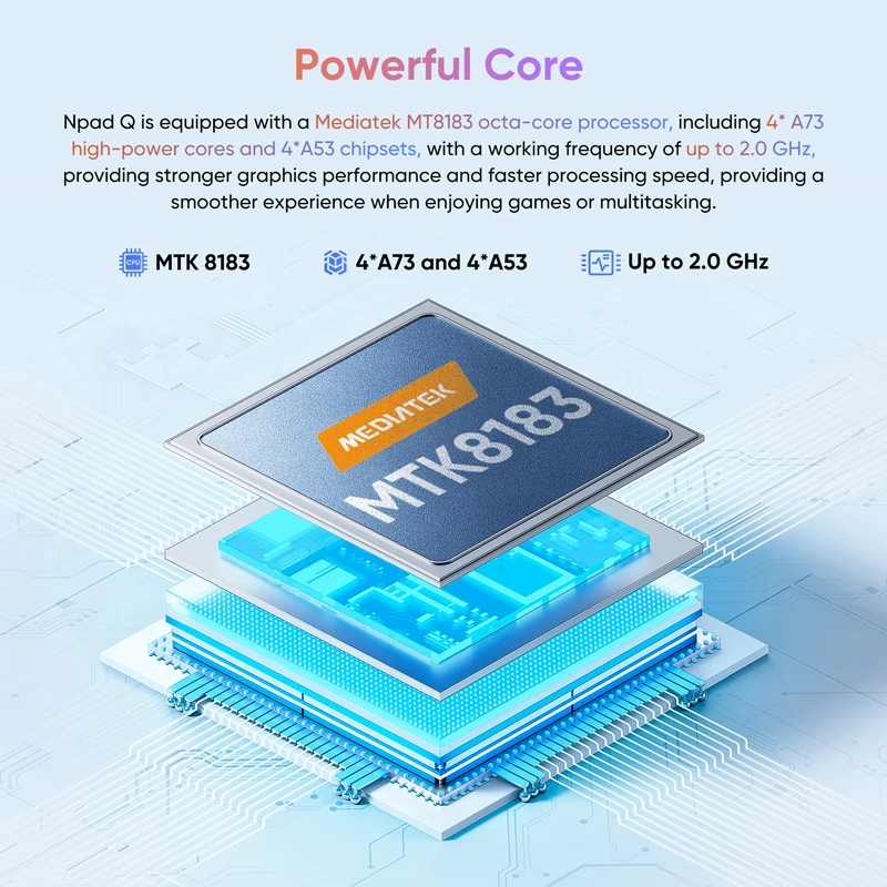 Neuankömmling n-one npad q mtk8183 8-Kern-Tablet-PC 10.1 ''Android 13 6600mah 12(6 6) gb 128gb 1280*800 fhd ips wifi