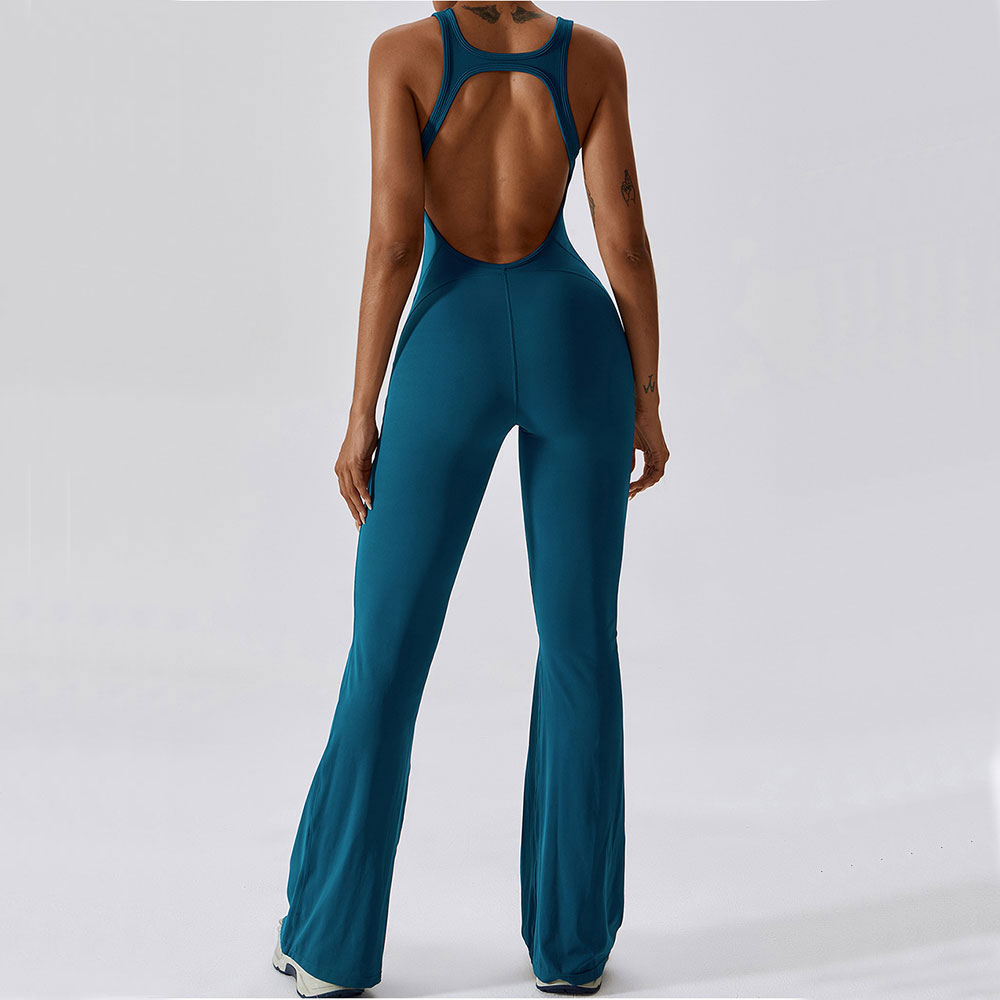 Traje de entrenamiento de Yoga para mujer, ropa deportiva, conjunto de gimnasio para mujer, 1 Uds., mono deportivo, peleles de Fitness, monos elásticos de entrenamiento con realce para mujer