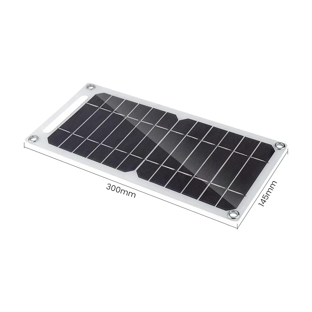Pannello solare all'ingrosso 1-14 pezzi USB impermeabile escursionismo all'aperto campeggio batteria portatile pannello di ricarica della banca di ricarica del telefono cellulare
