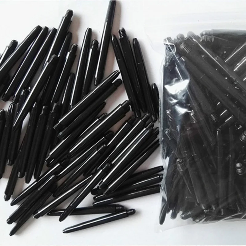 100 teile/paket Nylon Dart Schäfte 2BA Schraube Gewinde Kunststoff Darts Stange Vorbauten Darten Darts Zubehör