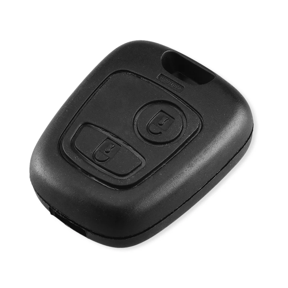 KEYYOU 1pc Replacement Key Case For Citroen Key Cover For Toyota Aygo 2 Button Remote Key Fob Shell For Peugeot No blade No logo