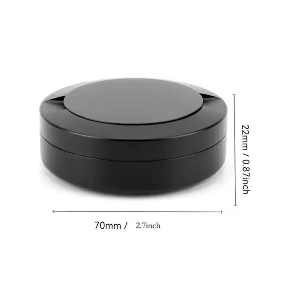 Latas de snus redondas de liga de alumínio com 3 camadas, caixa recipiente com tampa, caixa de armazenamento de cigarro, lata de metal, suprimentos para barco, presentes