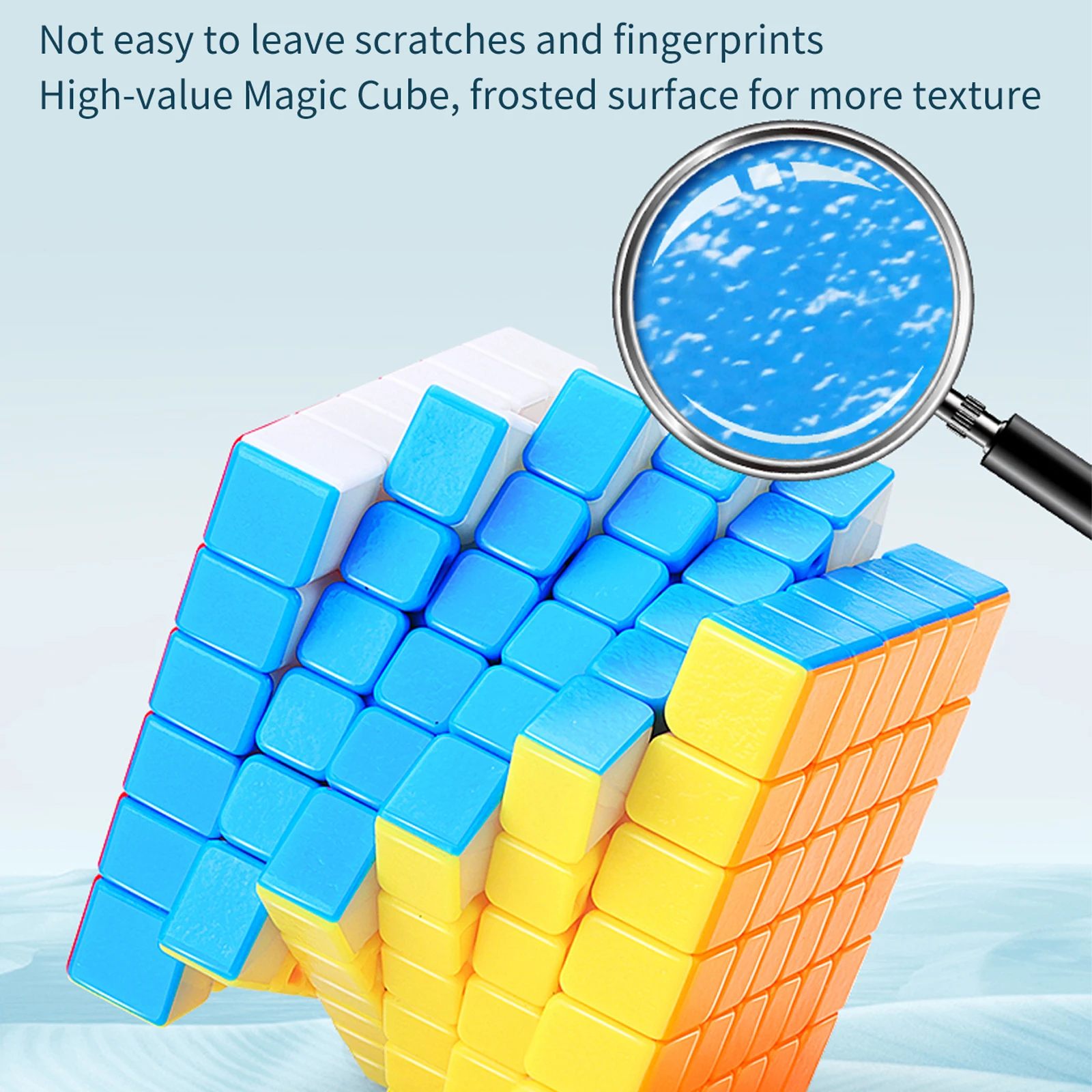 SENGSO Speed Cube 4x4 5x5 6x6 7x7 8x8 Stickerless Cube |Smooth Rotation Professional Competition High-Order Cube Educational Toy