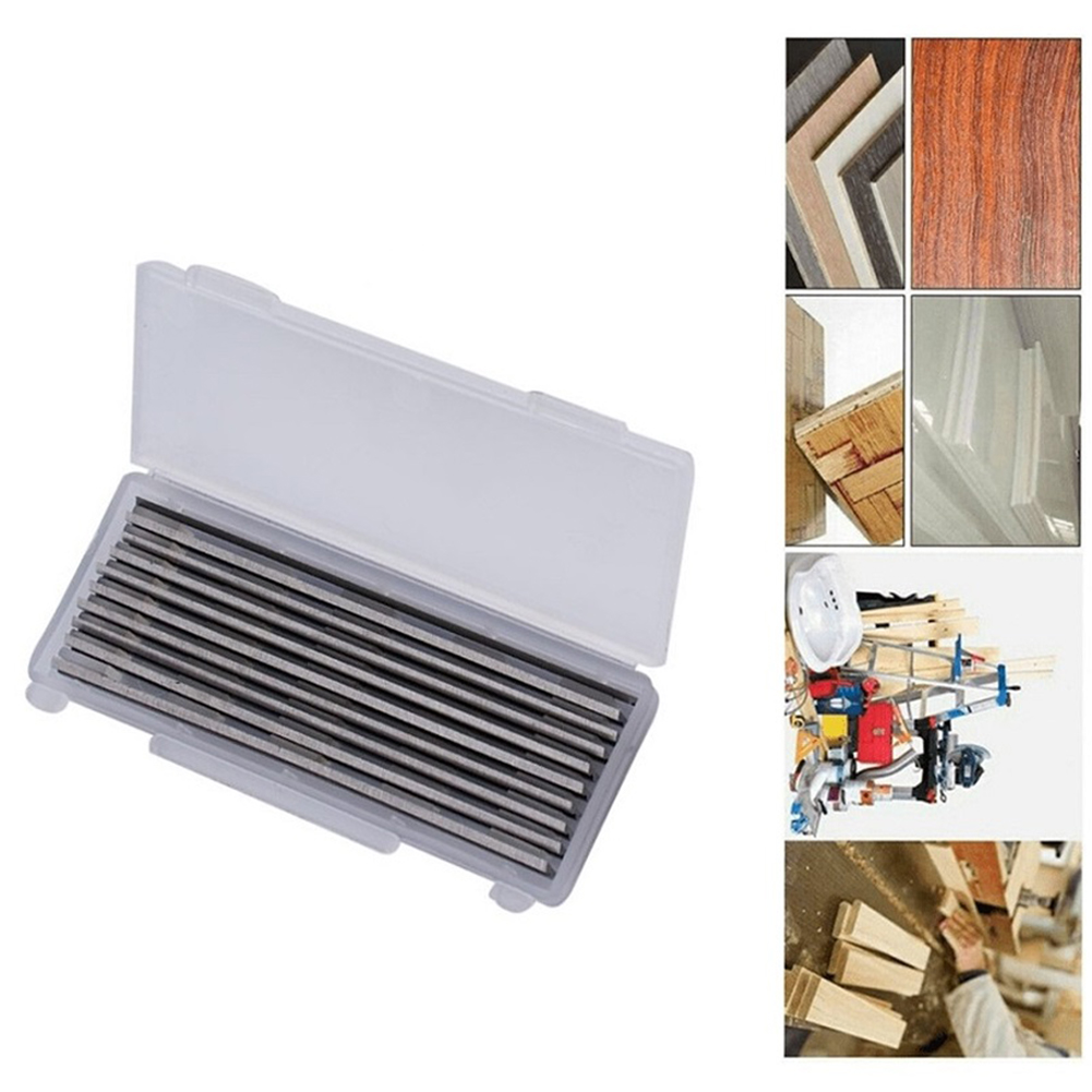 10 peças 82mm lâminas de plaina elétrica faca de plaina de madeira para ferramentas elétricas para trabalhar madeira Bosch DeWalt