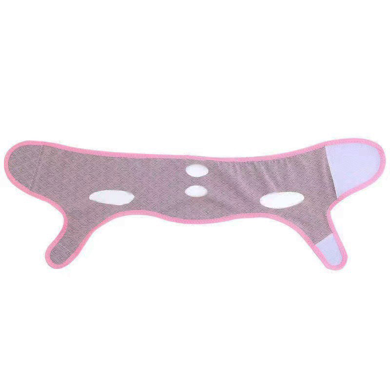 Maschera per il sonno per modellare il viso di bellezza, maschera per il mento per il sollevamento della linea a V, cinturino per il mento per il doppio mento per le donne, maschera per il sollevamento del mento e pietra Gua Sha