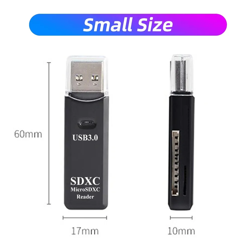 USB 3.0 Card Reader 2 In 1 USB 2.0 To SD TF Memory Card Adapter For Laptop Accessories Flash Drive Card Reader Smart Cardreader