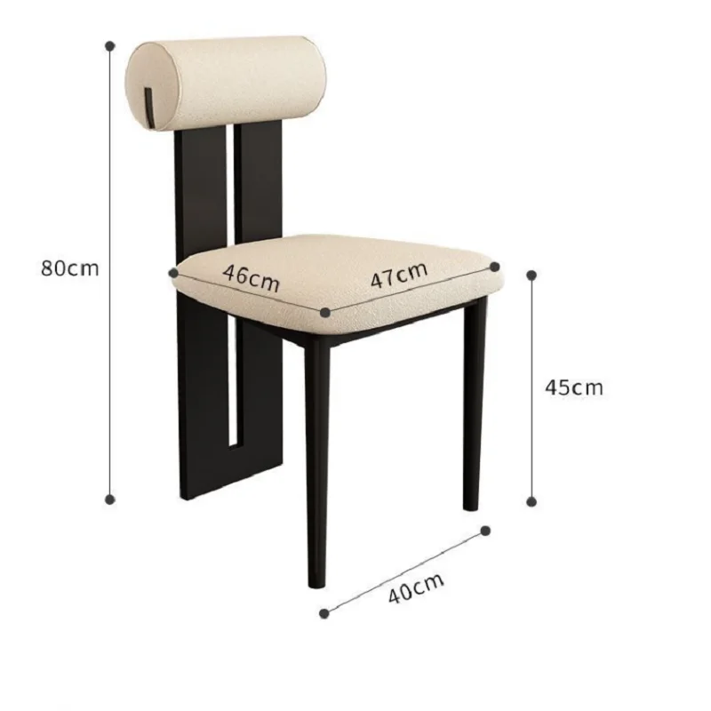 X & D – chaise de salle à manger de luxe en bois massif, style nordique, pour usage domestique, Simple, souple, à dossier, moderne, à la mode, commerciale