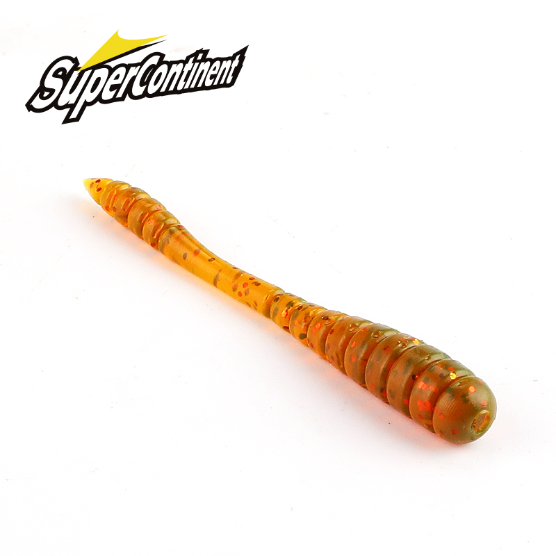 Supercontinent soft bait new tipsy fish 3cm/50pcs 5cm/14pcs fishing lures sinking tremor bait Soft Fishing Lure Fishy Worms lure