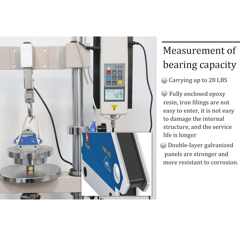 4pcs 28 lbs Welding Magnetic Welding Fixer 45° 90° 135° Multi-angle Magnet Weld Positioner Ferrite Auxiliary Locator Tools