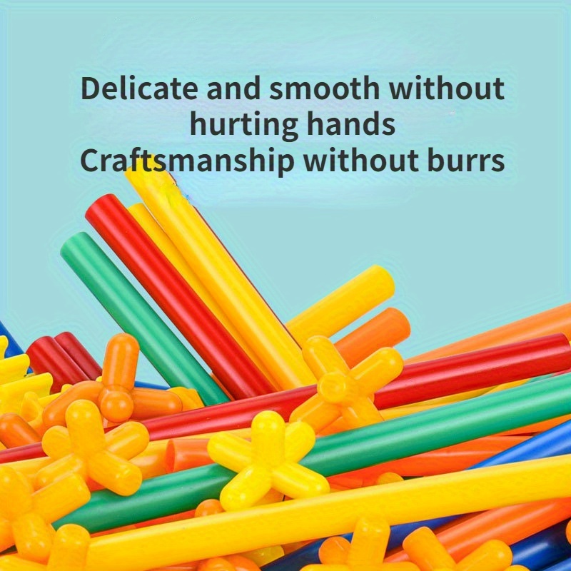 Straw Building Blocks Brinquedos, Construction Toys, Interlocking Plastic Toys, Engineering Toys, Fine Tube