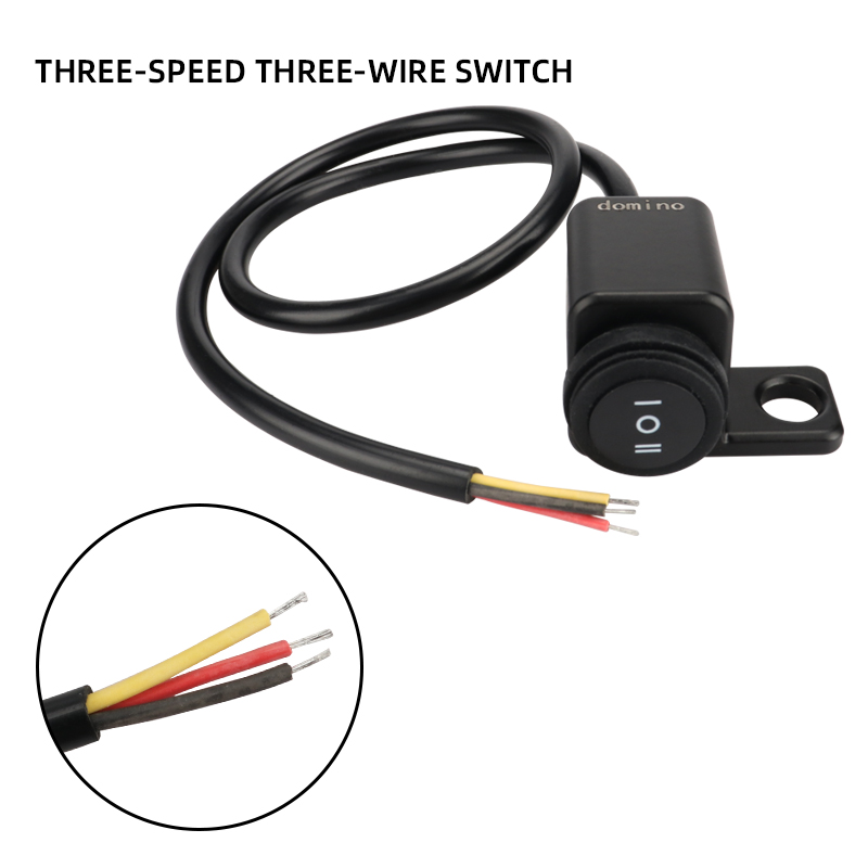 1pcs Motorcycle Handlebar Flameout Switch Universal Moto Light Switch ON OFF Button for ATV Motorbike DC12V