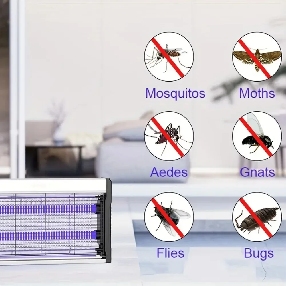 Electric Shock Mosquito Killer Lamp Fly Trap Insect Killer Repellent Bedroom Outdoor Anti Mosquito Trap