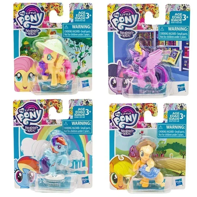 Hasbro Anime My Little Pony Mini Story Doll Series figura de acción la amistad es Magic Twilight Applejack Fluttershy modelo Juguetes
