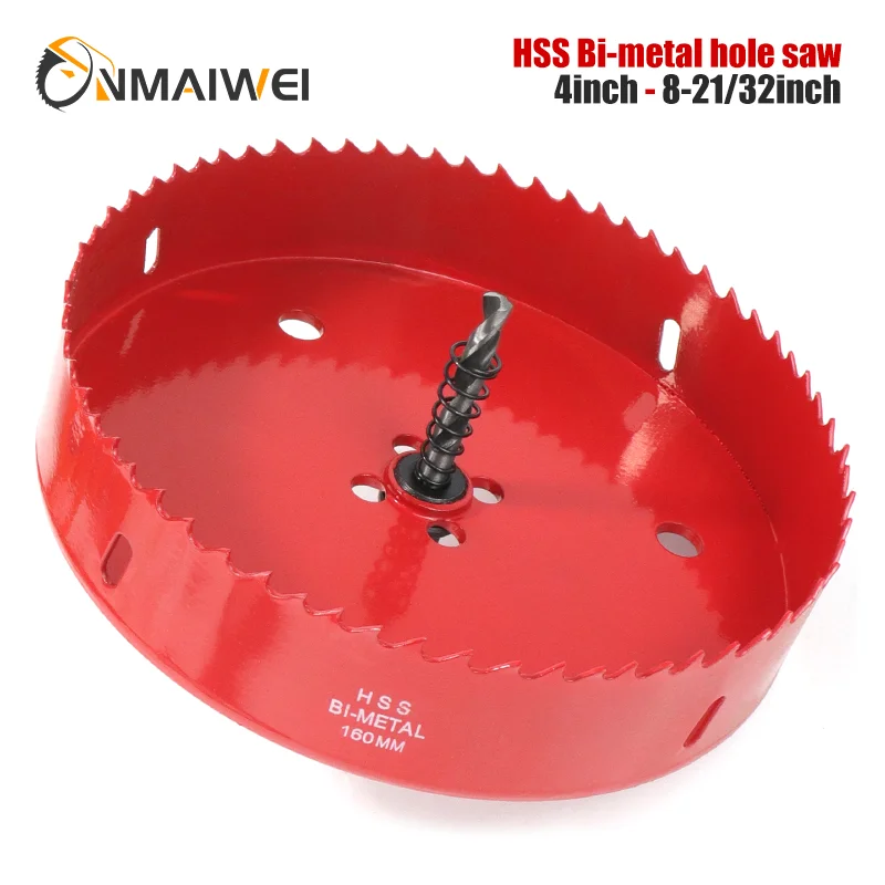 M42 102-220mm HSS Stahl Bohren Lochsäge Bohrer Cutter Bi-Metall für Aluminium Eisen Edelstahl DIY Holz Cutter Bohrer Bits