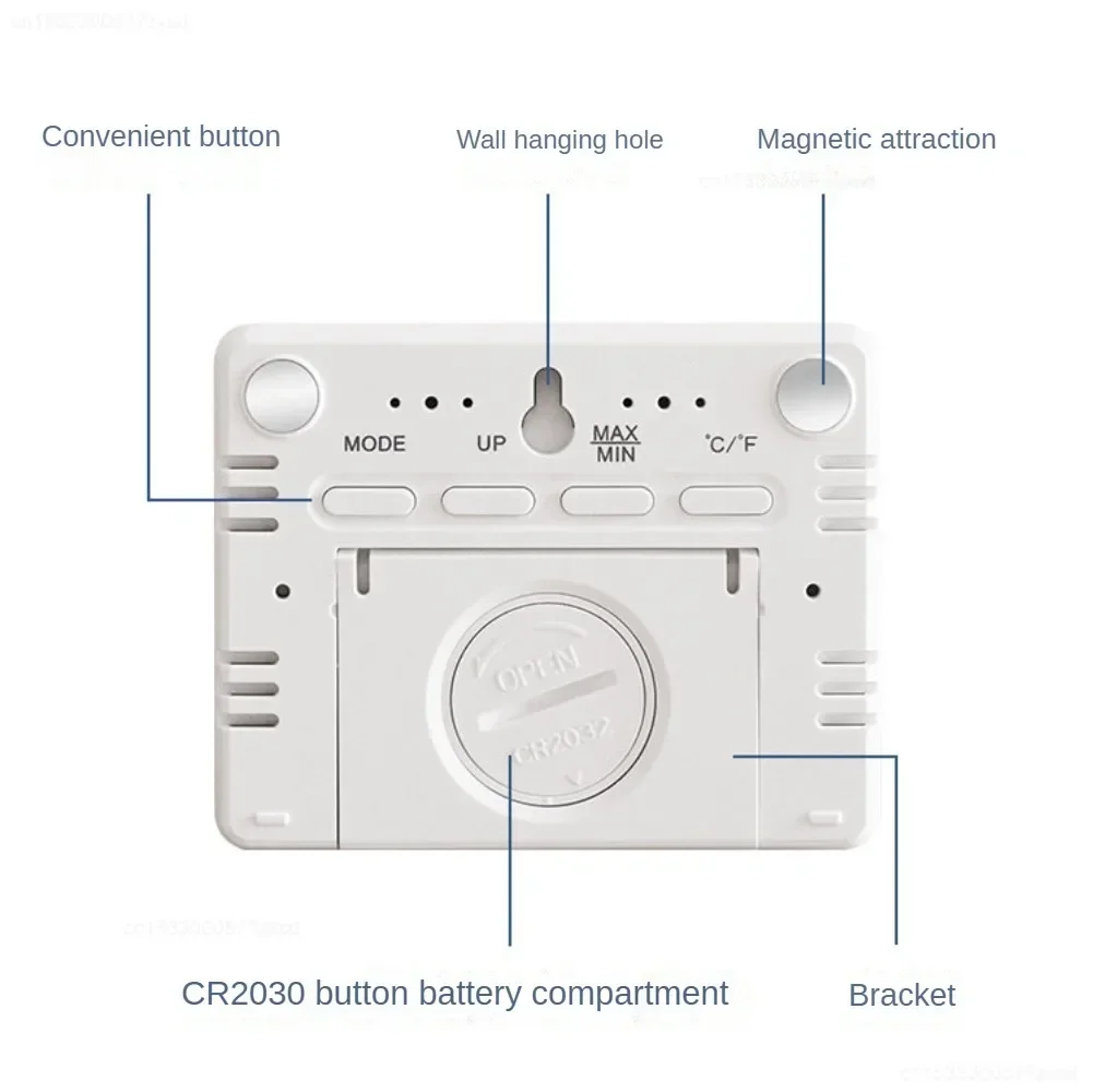 Xiaomi multifunción termómetro higrómetro electrónico automático temperatura humedad Monitor reloj Monitor de pared reloj