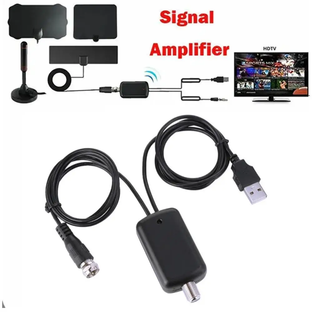 Nuevo amplificador de antena HDTV Digital de alta calidad 4K amplificador de señal de TV de ganancia de bajo ruido accesorios de televisores UHD de alta gama