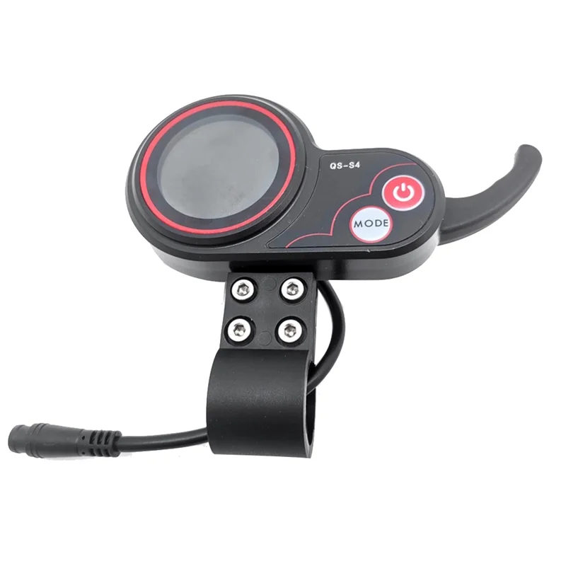 LDHL QS-S4 48V-60V Thumb Throttle LCD Display Meter for Zero 8 9 10 8X 10X Electric Scooter 6PIN Display Accessories