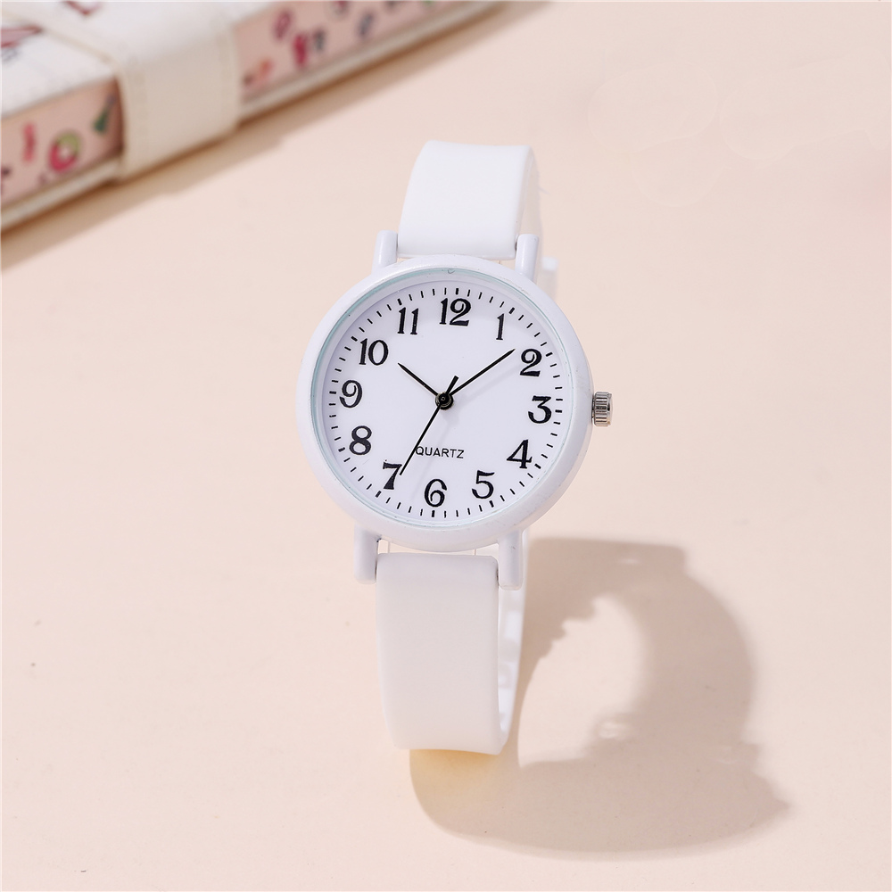 mode eenvoudige siliconen band quartz jongens meisjes studenten kijken