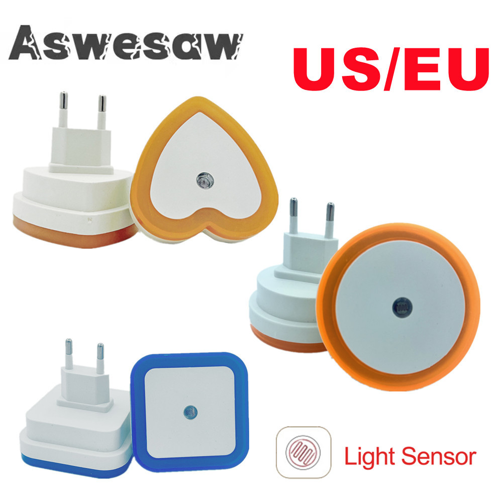LED Nachtlampje Mini Lichtsensor Controle 85 V-265 V EU US Plug Nachtlampje Lamp Voor Kinderen Kids woonkamer Slaapkamer Verlichting