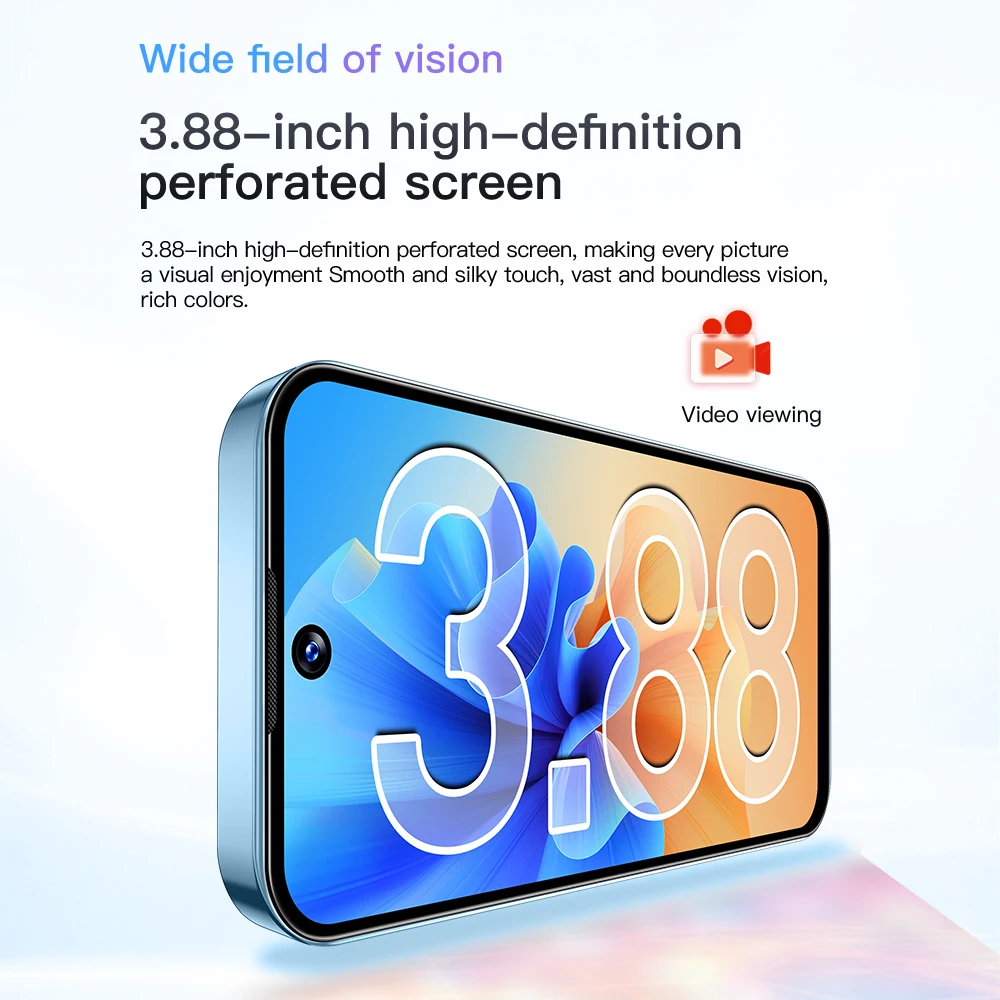 SOYES XS19 Mini Smartphone 3,88 pulgadas 2GB RAM 16GB ROM Android10.0 con reconocimiento Facial Dual SIM en espera red 3G teléfono pequeño