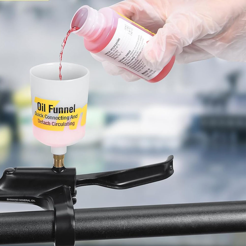 Huile minérale pour freins de vélo haute performance - 60 ml/2 oz - Idéal pour les systèmes de freins hydrauliques Shimano et Tektro