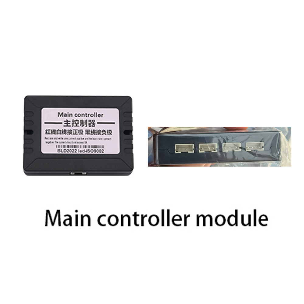 64 สี Ambient Light อะไหล่ Auto parts 35/75/110 ซม.แถบหลัก/Sub Controller สายไฟต่ออุปกรณ์เสริมสําหรับรถยนต์