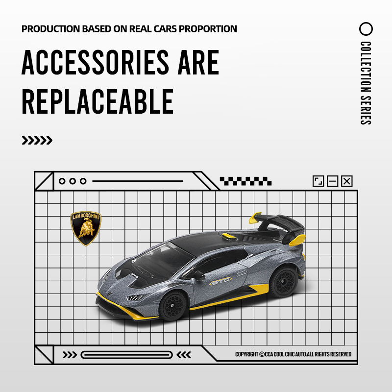 CCA 1:64 Mini exquisite model Volkswagen Ford BMW Lamborghini classic car static model alloy die-casting collection gift toy