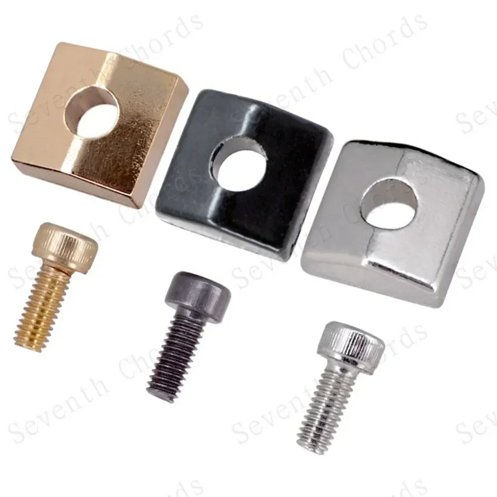 Bộ 3 Sản Phẩm Đàn Guitar Điện Tremolo Cầu Dây Khóa Hạt Khối Kẹp & Lục Giác Ốc Vít Dây Đàn Guitar Hệ Thống Khóa Cho Floyd hoa Hồng