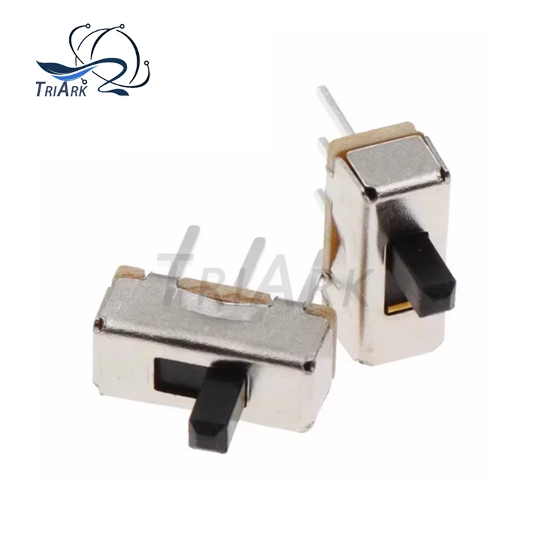 50 Uds SS12D00G3/G2/G3/G4 altura del mango 2/3/4/5mm palanca de tres pies Mini interruptor deslizante Vertical tipo mango dos engranajes tres pies