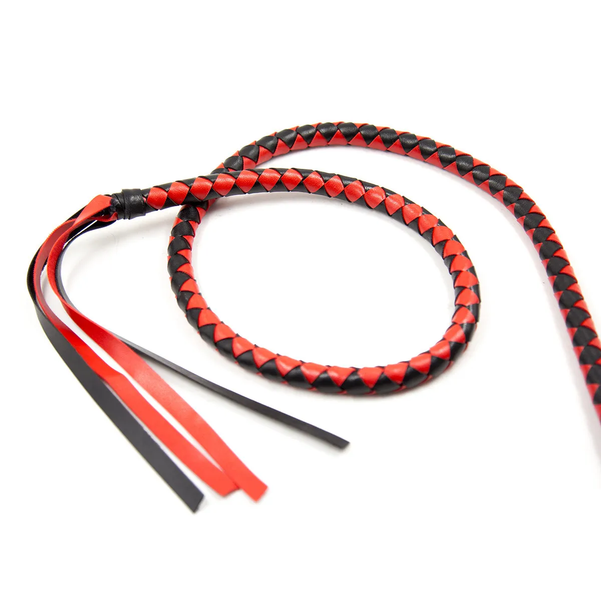 Neue schwarze Bullwhip 190cm