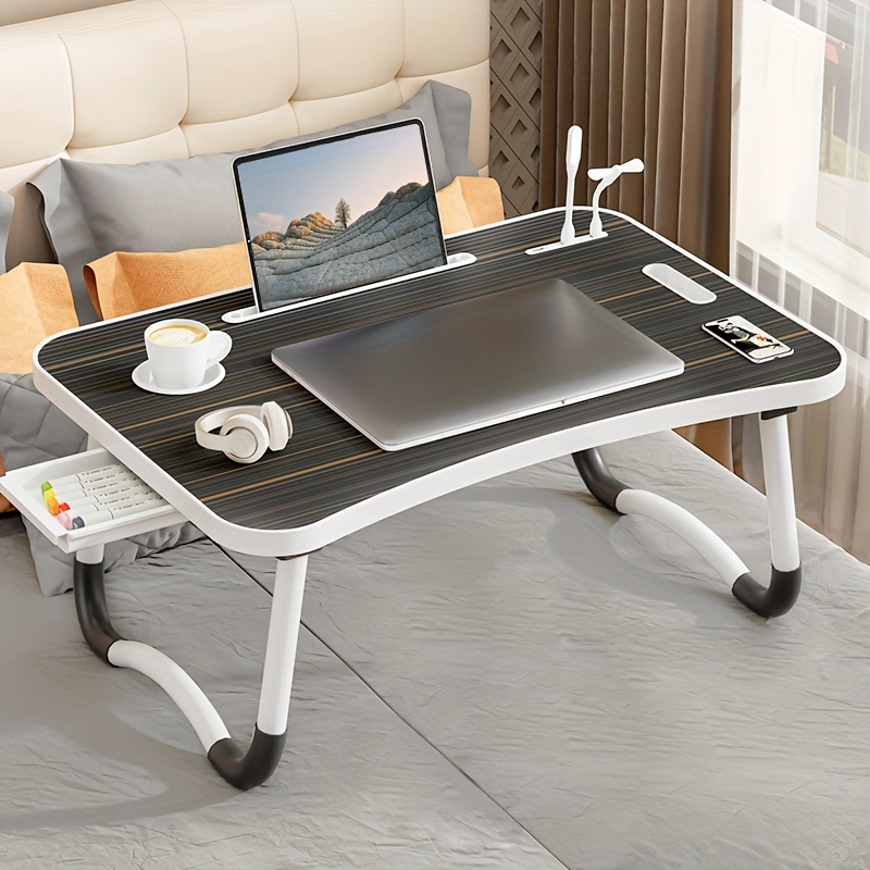 Bed Desk Liftable Folding Laptop Table Dormitory College Student Children Study Small Table