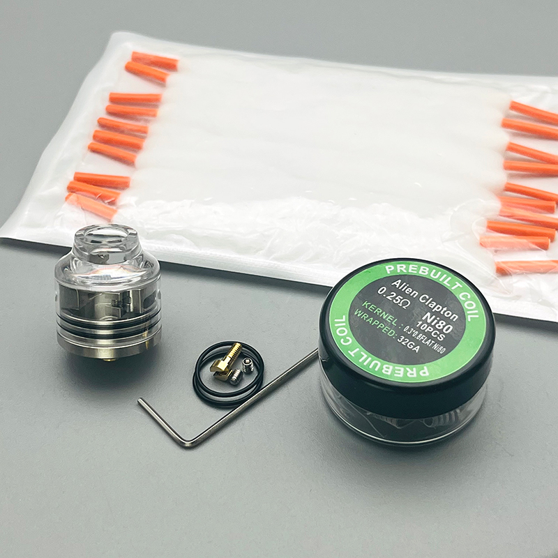 Atomizador rda de bobina única DSX Wasp Nano RDA de 22mm de diámetro con atomizador de vapeo de tanque de rosca BF Squonk 510 vs Monarchy P22 RDA