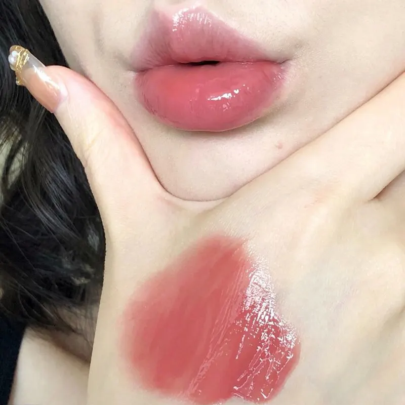TATIBEAUTY Lip Jelly Essence Batom hidratante Lip Gloss Lip Gloss Espelho Lip Gloss Batom Tender Pink Student Maquiagem