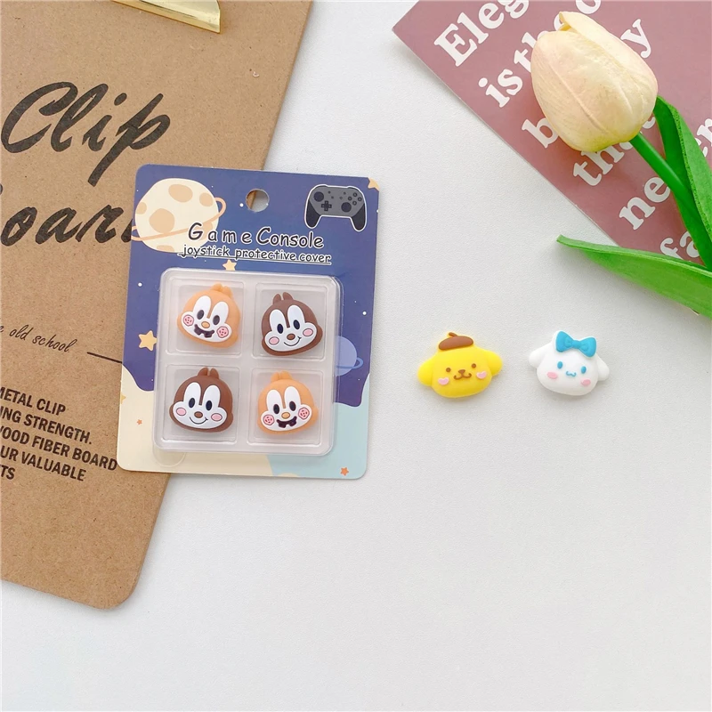 MINISO Sanrio Hello Kitty Thumb Stick Grip Cap Joystick cubierta para Sony PS5 PS4 PS3 Xbox One/360 Slim Series X/S Switch NS Oled