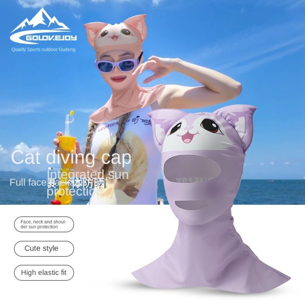 Thin Sunscreen Face Scarf Ice Silk Mask Summer Face Mask Face Cover Face Scarves Head Cover Diving Mask Cycling