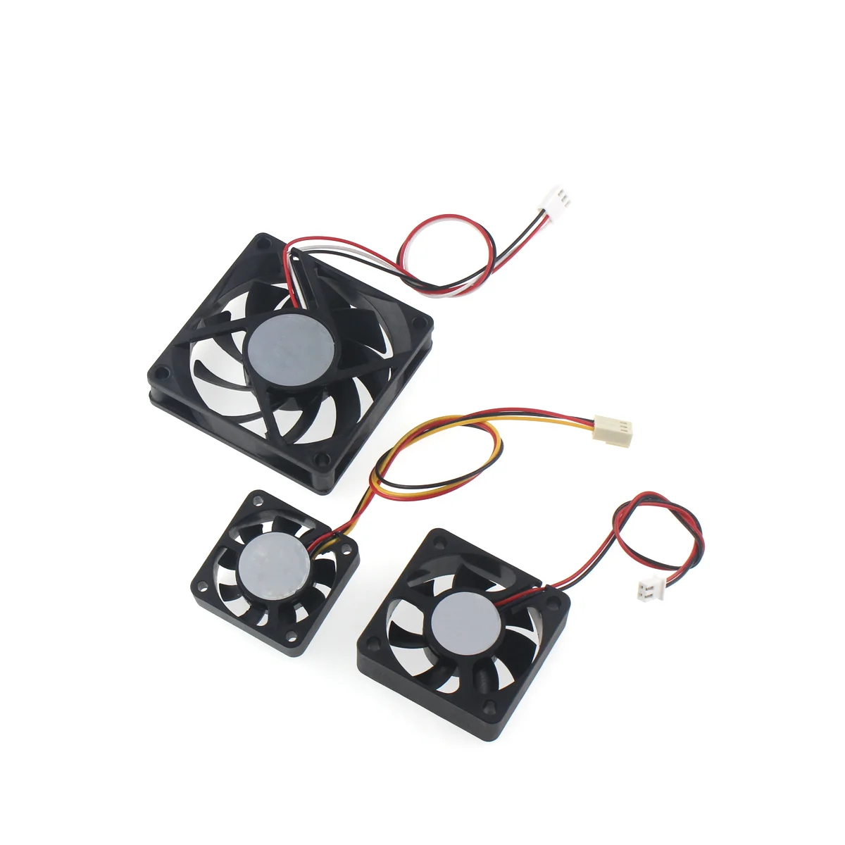40*40/50*50*70*70mm Case del computer Ventola di raffreddamento 12V 2 Pin 40mm Dispositivo di raffreddamento del computer Piccole ventole di raffreddamento PC Nero F Dissipatore di calore Ventole di raffreddamento