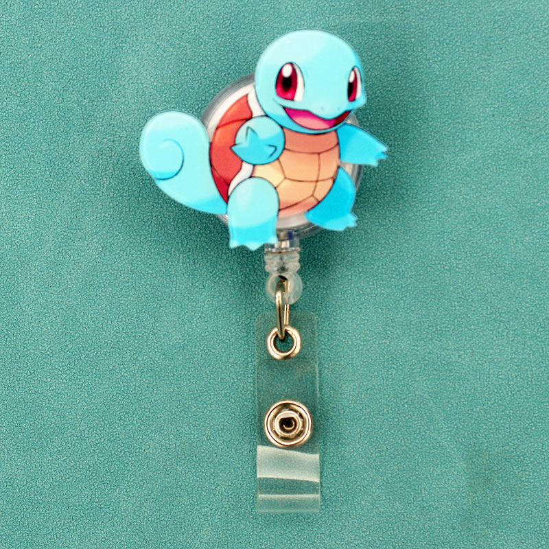 漫画面白い魔法の精神バッジリールナース労働者 Enfermera ID ホルダー女の子男の子格納式ネームカードホルダーアクセサリー