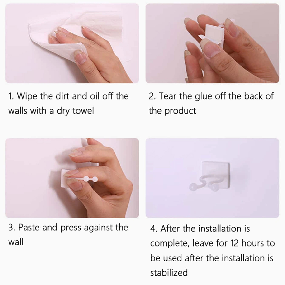 100pcs-Home Garden Plant Climbing Wall Fixture Clips Rattan Vine Fixer Self-Adhesive Plant Climbing Wall Fixed Buckle Hook