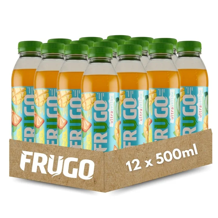 FRUGO Suuper Mango + witaminy Napój wieloowocowy niegazowany 500 ml x 12 sztuk