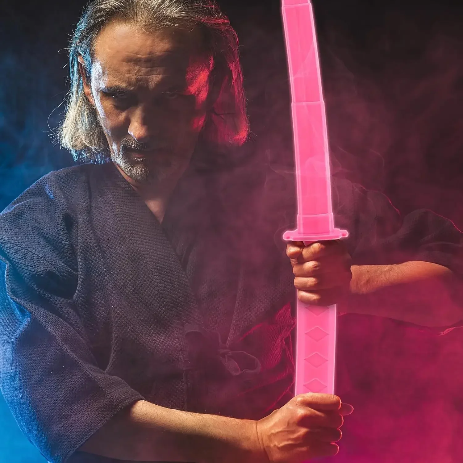 3D-Schwerkraftmesser, einziehbar, Katana, tragbar, Dekompression, kreativ, einziehbar, Samurai-Schwert, Spielzeug, Geschenke, Rollenspiel, Foto-Requisiten