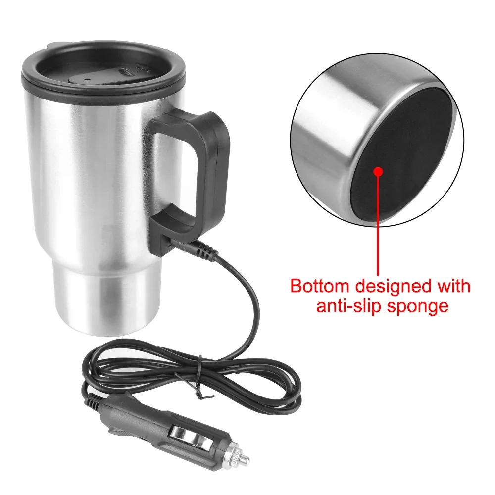 12 V 450 ml hochwertiger Auto-Wasserkocher – Edelstahl-Reisebecher für Kaffee/Tee Zoll (85 Chars), neues modisches Fahrzeug