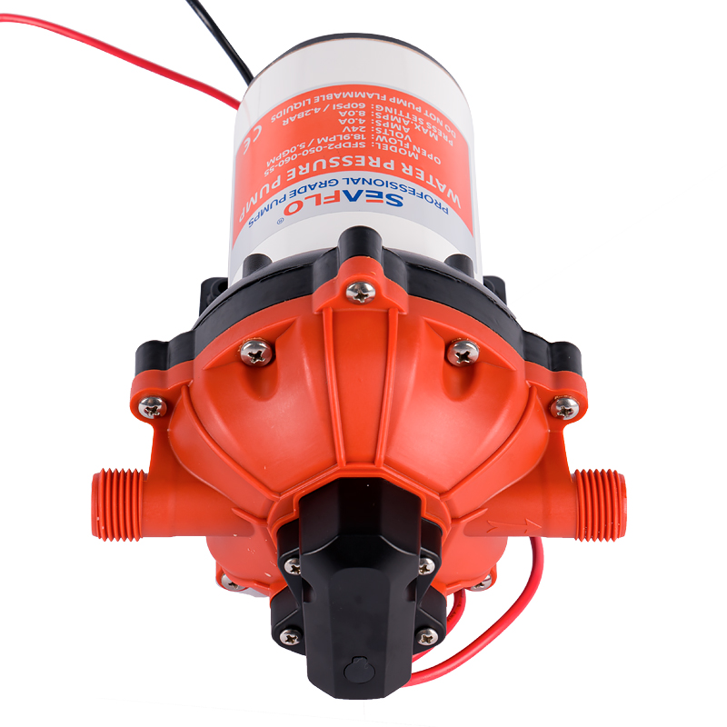 Seaflo-ダイアフラムウォーターポンプ,55シリーズ,5.0gpm,60psi,12ボルト,電気ヨット,ボート,船舶,RV,キャラバン,高圧供給,5チャンバー