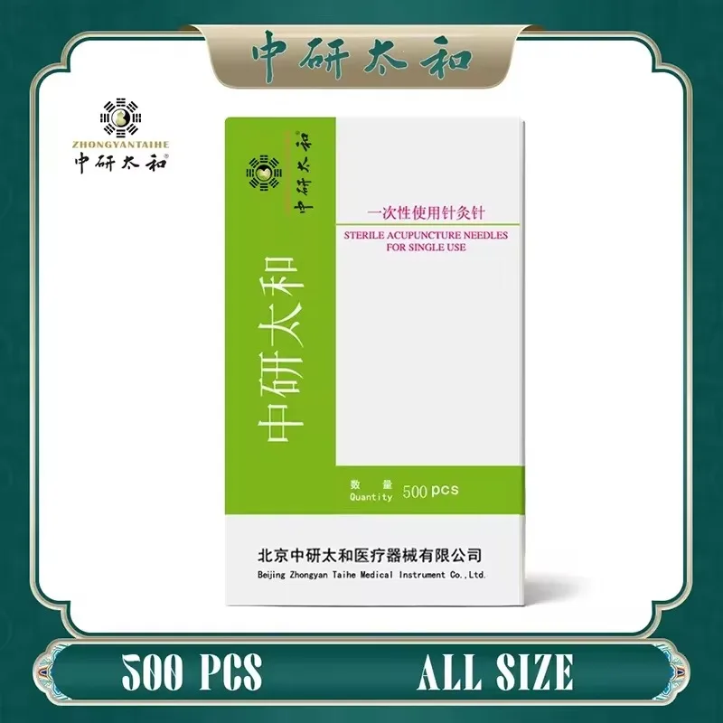 ZHONGYAN Thái 500 Chiếc Kim Châm Cứu Với Ống Tất Cả Size Châm Cứu Dùng Một Lần Vô Trùng Làm Đẹp 1 Hộp Massage Sterilze Kim