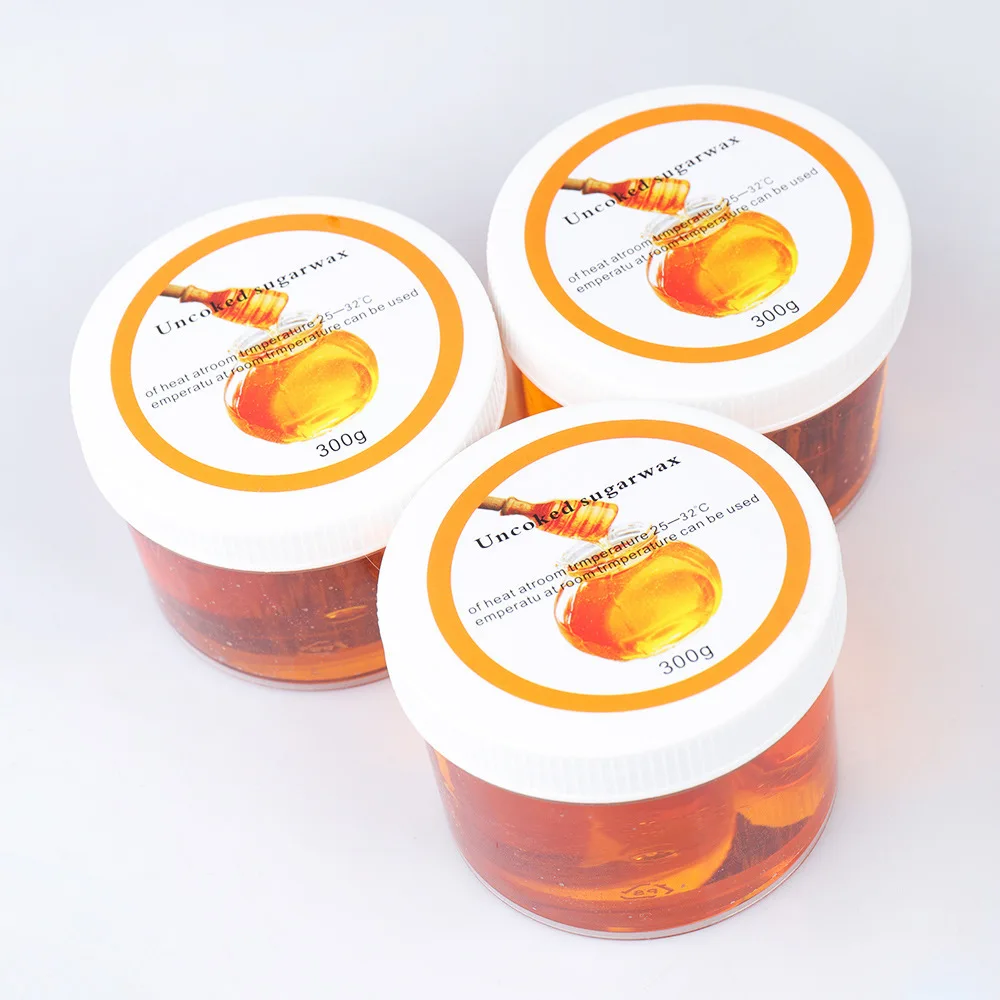 300g Honey Depilatory Wax for Hair Removal Gentle Adhesion Easy Application Suitable for All SkinTypes Gentle Depilation
