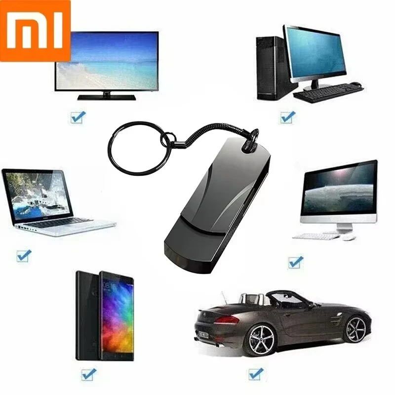 Xiaomi 16 ТБ флэш-накопитель Usb 3.2 Супервысокоскоростной металлический диск U-диск 8 ТБ Водонепроницаемый диск Type C SSD USB-накопитель