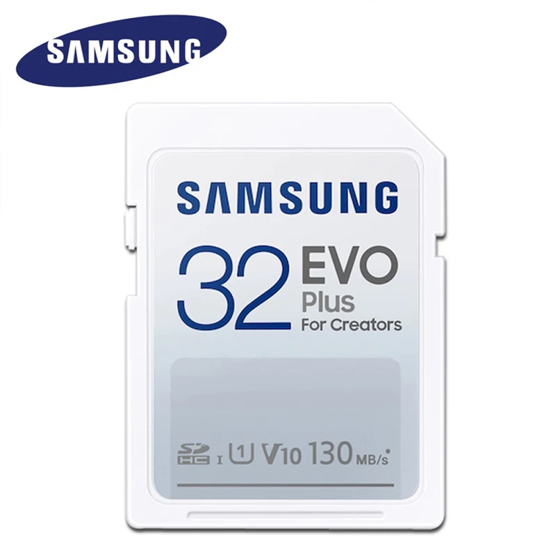 Samsung evo plus cartão de memória 64gb cartão de memória flash cf 128gb a 130 mb/s cartões cf de alta velocidade 32gb 256gb vídeo full hd para câmera