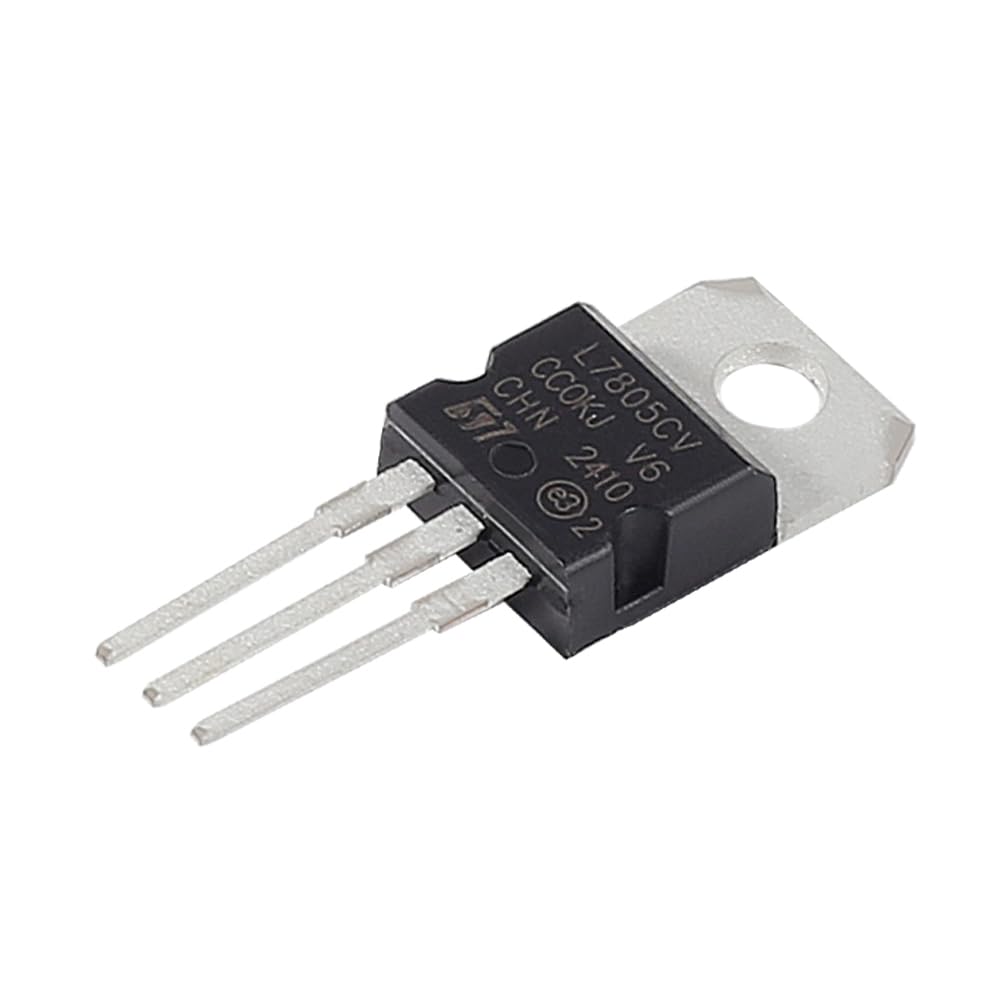 5PCS IC L7805CV Voltage Regulator Output 5 V 1.5 A Integrated Circuits L7805 Positive Regulators TO-220 Regulator Transistor